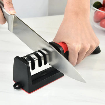 Afiador de facas SharpMaster 4X, multifuncional, portátil