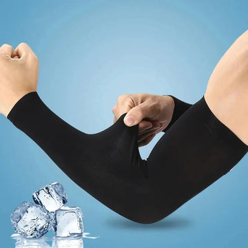 Mangas Esportivas UVShield de Seda, Proteção Solar UV