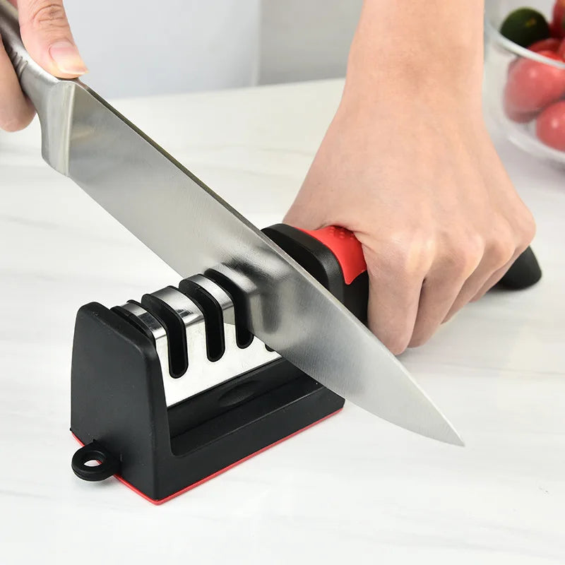Afiador de facas SharpMaster 4X, multifuncional, portátil